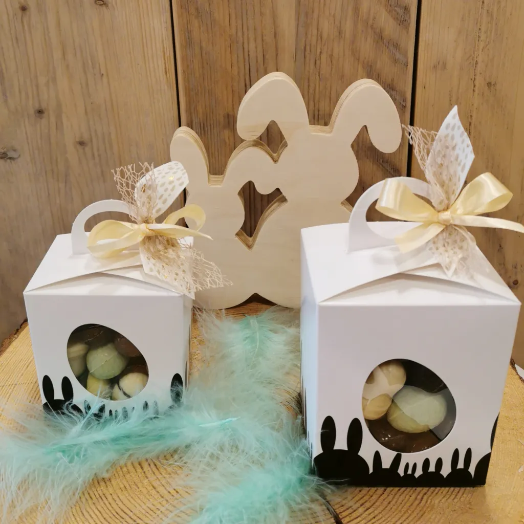 diverse gevulde chocolade doosjes